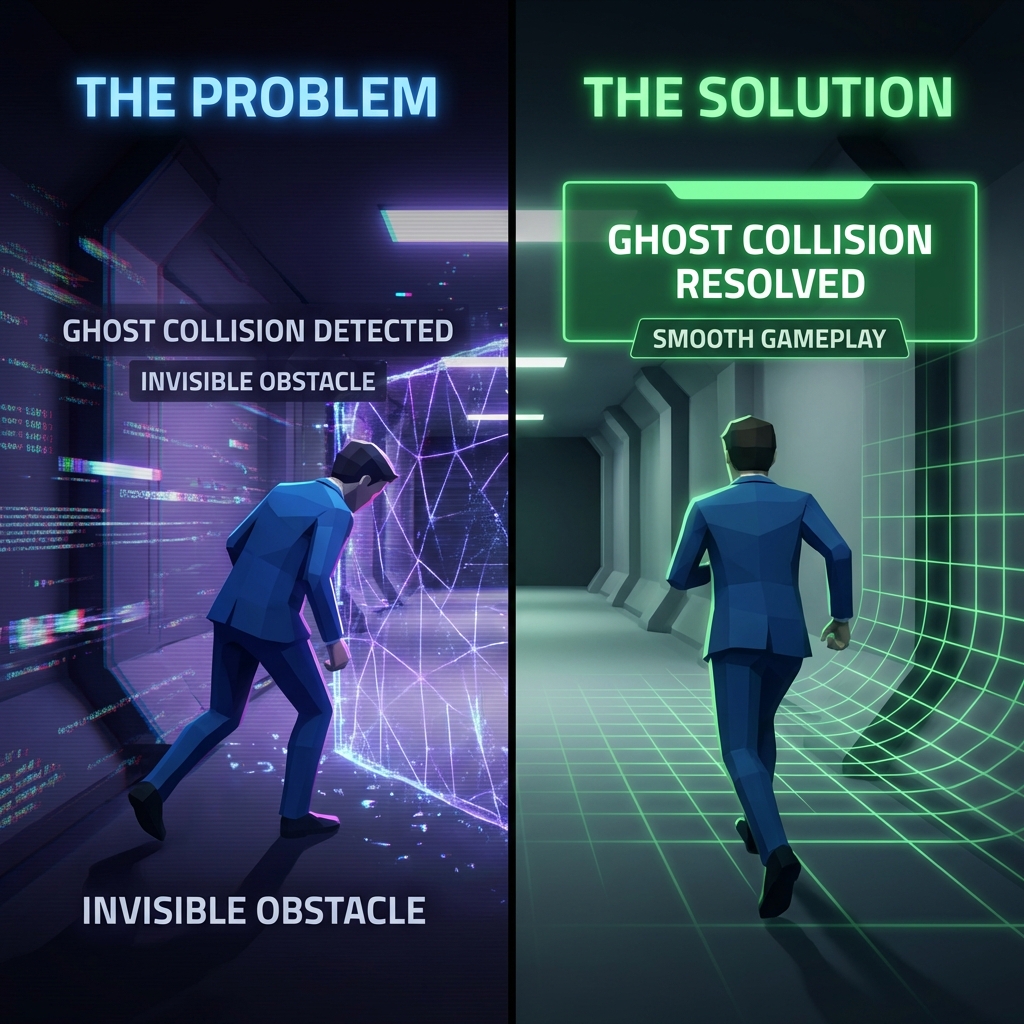 Ghost Collision Ultimate Guide: Why Unity & Unreal Hit Invisible Walls (2026)